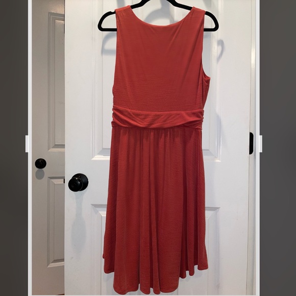 Maeve by Anthropologie. Coral Dress. Size LP. - Picture 3 of 3